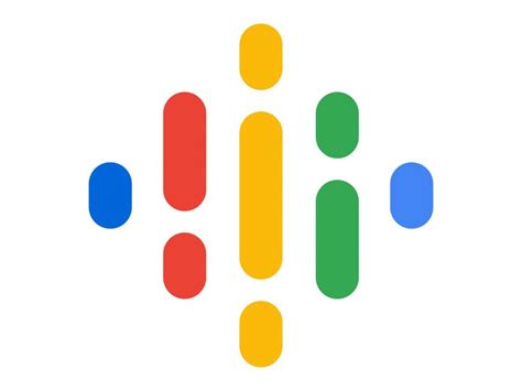 logo de google podcast avec les couleurs : bleus, rouges, jaune, et vert